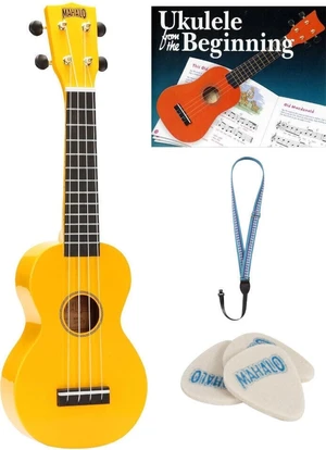 Mahalo MR1-YW SET Yellow Ukulele sopranowe