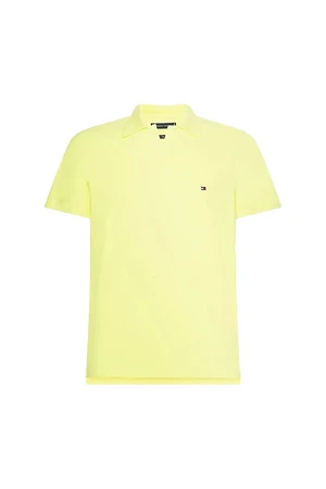 Tommy Hilfiger Polo shirt - TECH LINEN SLIM POLO yellow