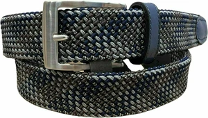 Alberto Gürtel Multicolor Braided Blue/Brown 100 cm Cinturón