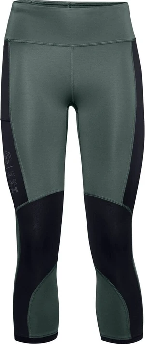 Under Armour Run Anywhere Lichen Blue/Black Pantalones de correr 3/4 de largo