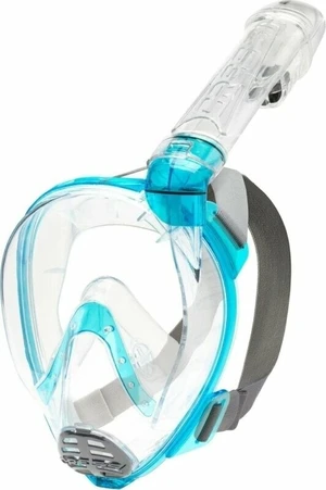 Cressi Baron Full Face Mask Clear/Aquamarine Transparent S/M Máscara de buceo