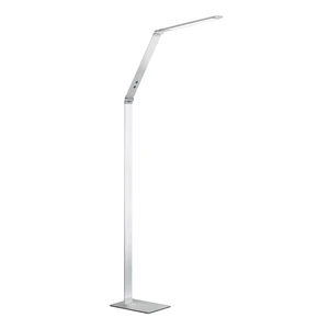 Lampa stojąca LED ze ściemniaczem w kolorze srebra (wysokość 133 cm) Geri – Fischer & Honsel