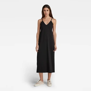 G-STAR Šaty - Slip dress loose čierne