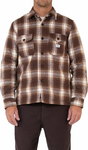 Deus Ex Machina Marcus Check Shirt Brown Plaid S Košela