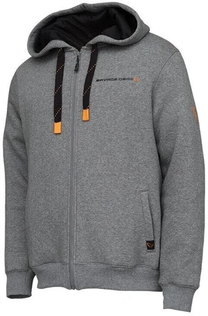 Savage Gear Hanorac Classic Zip Hoodie Grey Melange L