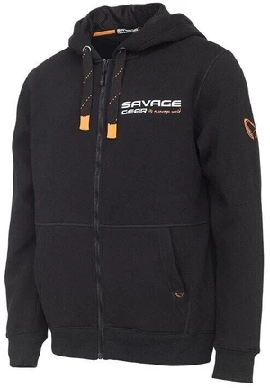 Savage Gear Felpa Urban Zip Hoodie Black Ink XL