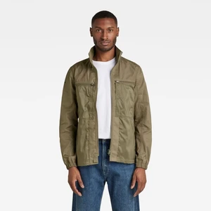 G-STAR Jacket - Fabric mix overshirt green