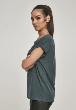 Ladies Extended Shoulder Tee bottlegreen