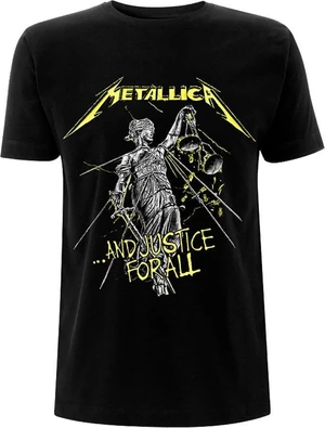 Metallica Camiseta de manga corta And Justice For All Tracks Black S