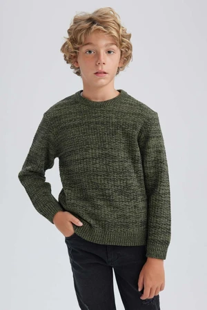 DEFACTO Boy's Crew Neck Sweater