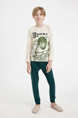 DEFACTO Oversized Marvel Long Sleeve Pajama Set