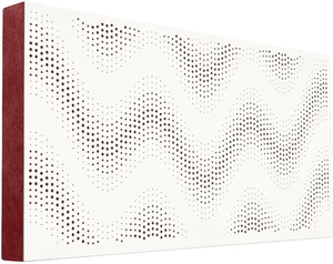 Mega Acoustic FiberPRO120 Sinus White/Dark Red Panel de madera absorbente