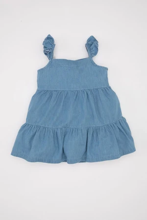 DEFACTO Baby Girl Strappy Jean Dress