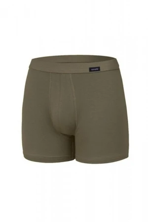 Cornette Authentic 220 Khaki Pánské boxerky L khaki