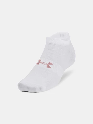 Under Armour UA Essential No Show Ponožky 3 páry Bílá