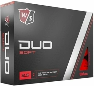 Wilson Staff Duo Soft Golf Balls Red Standard Golfové míčky