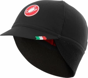 Castelli Difesa Thermal Cap Black Red UNI Kšiltovka