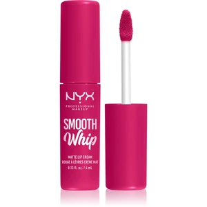 NYX Professional Makeup Smooth Whip Matte Lip Cream zamatový rúž s vyhladzujúcim efektom odtieň 09 Bday Frosting 4 ml