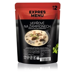 EXPRES MENU Vepřové na žampionech bez lepku 2 porce