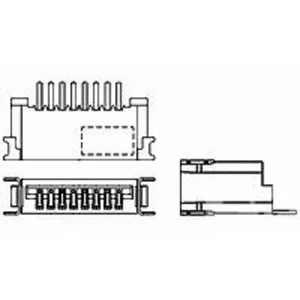 TE Connectivity FPC ConnectorsFPC Connectors 1734798-8 AMP