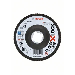 Bosch Accessories 2608619203 lamelový kotúč Ø  Zrnitosť 80 1 ks