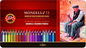 KOH-I-NOOR Mondeluz 3727/72 Set creioane acuarelă 72 buc