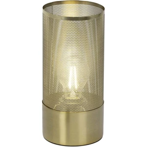 Brilliant Gracian 98940/18 stolná lampa LED  E27 40 W  mosadzná (kartáčovaná)