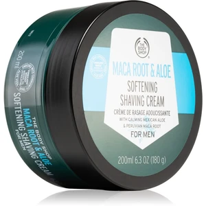 The Body Shop Maca Root & Aloe Shaving Cream krém na holenie pre mužov 200 ml