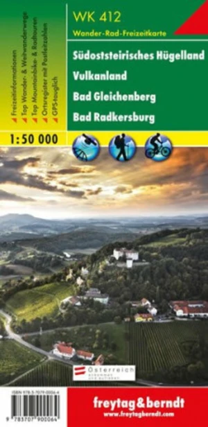 WK 412 Südsteirisches Hügelland 1:50 000 / turistická mapa