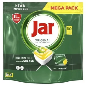 Jar Original All In One Kapsuly Do Umývačky Riadu Citrón, 100 Kapsúl