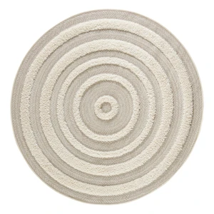 Krémovobiely koberec Mint Rugs Handira Circle, ⌀ 160 cm