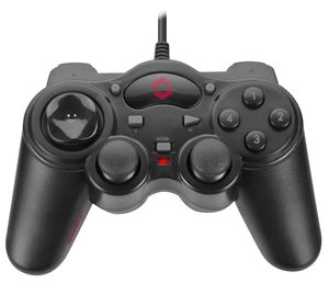 Gamepad Speed Link Thunderstrike, PC (SL-6515-BK) gamepad • pre PC • USB • osem predných, 4 ramenné tlačidlá • osemmiestny D-pad • dve analógové páčky