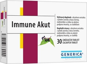 GENERICA Immune Akut cmúľacie tablety