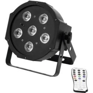 LED PAR reflektor Eurolite SLS-603, 6 x 3 W, černá