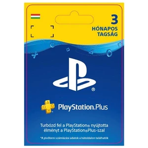 Playstation Plus kártya 3 hónapos (Sony PlayStation Plus: 3 Month Membership HU ESD)