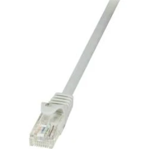 Síťový kabel RJ45 LogiLink CP1062U, CAT 5e, U/UTP, 3.00 m, šedá