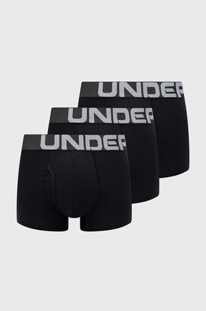 Boxerky Under Armour 1363616 pánske, čierna farba