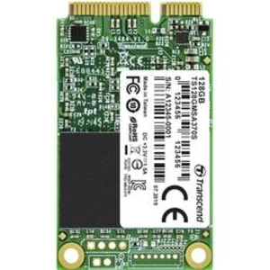 Interní mSATA SSD pevný disk 128 GB Transcend Retail TS128GMSA370S SATA 6 Gb/s