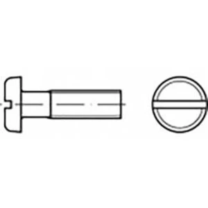 Šrouby s plochou hlavou TOOLCRAFT TO-6866730, N/A, M6, 30 mm, Ušlechtilá ocel V2A , 100 ks