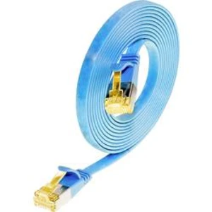 Síťový kabel RJ45 Wirewin 9120042360311, CAT 6A, S/STP, 1.00 m, modrá