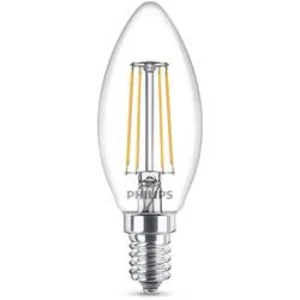 LED žárovka Philips Lighting 80865801 230 V, E14, 4.3 W = 40 W, teplá bílá, A++ (A++ - E), tvar svíčky, 3 ks