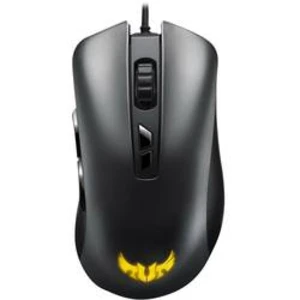 Optická herní myš Asus TUF M3 90MP01J0-B0UA00, s podsvícením, ergonomická, černá