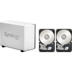 NAS server Synology DiskStation DS220j DS220J 6TB RED, 6 TB, vybaven 2x 3TB WD RED