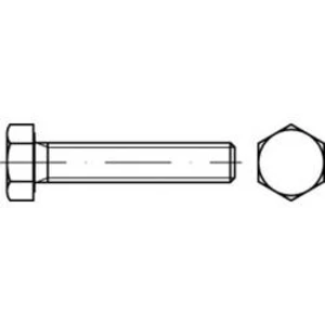 Šestihranné šrouby TOOLCRAFT TO-5443638, N/A, 44 mm, 22 mm, ocel, 100 ks