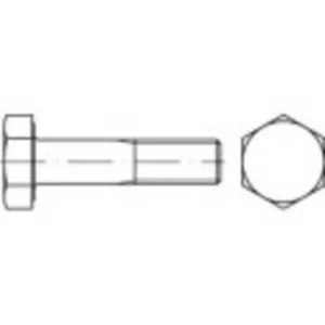 HV šrouby šestihranné TOOLCRAFT 146944, N/A, M30, 155 mm, ocel, 1 ks