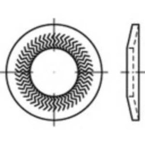 Pérové podložky 159407, vnitřní Ø: 6 mm, pružinová ocel, 250 ks