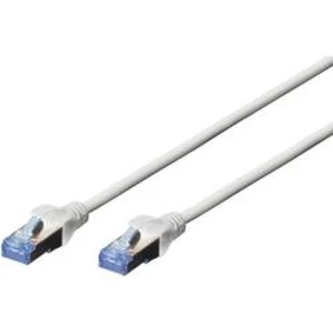 Síťový kabel RJ45 Digitus DK-1532-020, CAT 5e, SF/UTP, 2.00 m, šedá