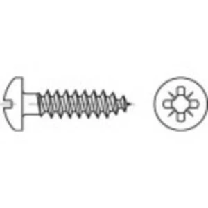 Půlkulaté šrouby 4.5 mm 25 mm nerezová ocel 1000 ks TOOLCRAFT 1069692