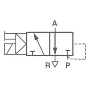 Elektropneumatický ventil Norgren V50A413A-A213A, 3/2-cestné, G 1/8, 24 V/DC