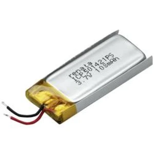 Akumulátor Li-Pol Renata, 3,7 V, 115 mAh, ICP501421PS